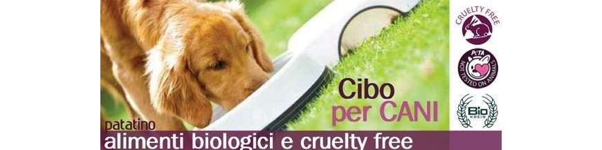 Alimenti biologici cruelty free e vegan per cani su www.patatino.it